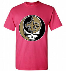 New Orleans Saints Grateful Dead Logo Band Shirt - zezetee