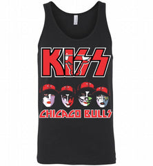 Kiss Chicago Bulls Logo Tank - zezetee