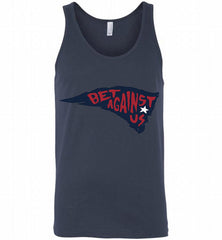 BET AGAINST US New England Patriots Tank - zezetee