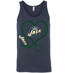 Nurse Heartbeat Love Utah Jazz Tank - zezetee