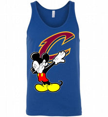 Disney Mickey Mouse Dabbing Cleveland Cavaliers Tank - zezetee