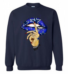 Dallas Cowboys Lip Shut The Fuck Up Crewneck Sweatshirt - zezetee