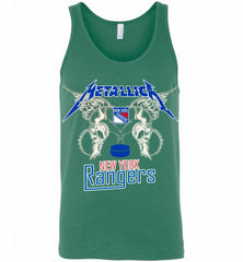 Metallica New York Rangers Logo Tank - zezetee