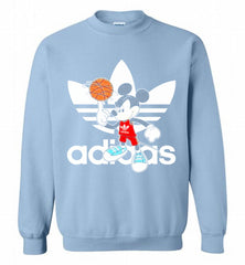 ADIDAS BASKETBALL MICKEY MOUSE DISNEY SPORTS Crewneck Sweatshirt - zezetee