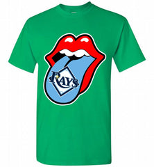 Tampa Bay Rays  x The Rolling Stones Logo Shirt - zezetee