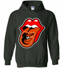 Baltimore Orioles  x The Rolling Stones Logo Hoodie - zezetee