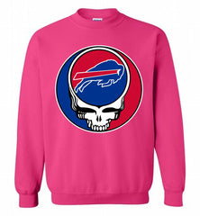 Buffalo Bills Grateful Dead Logo Band Crewneck Sweatshirt - zezetee