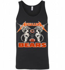 Metallica Chicago Bears Logo Tank - zezetee