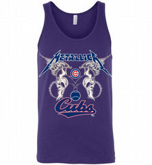 Metallica Chicago Cubs Logo Tank - zezetee