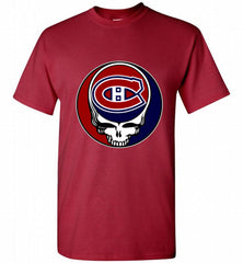 NHL TEAM MONTREAL CANADIENS X GRATEFUL DEAD LOGO BAND Shirt - zezetee