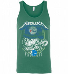 Metallica Skull Snake Philadelphia 76ers Tank - zezetee