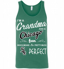 I'M A Grandma And A Chicago White Sox Fans Gift Tank - zezetee