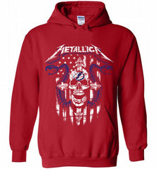 Metallica Snake Skull Tampa Bay Lightning Logo Hoodie - zezetee