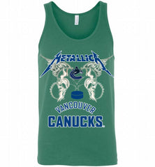 Metallica Vancouver Canucks Logo Tank - zezetee