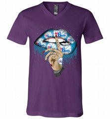 Philadelphia 76ers Lip Shut The Fuck Up V-Neck Shirt - zezetee