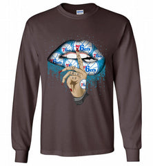 Philadelphia 76ers Lip Shut The Fuck Up Gildan Long Shirt - zezetee