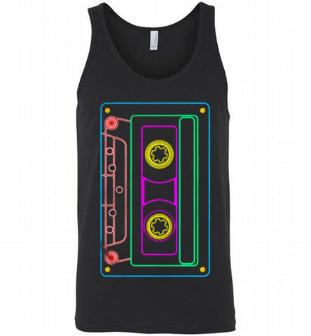 80S RETRO NEON SIGN VINTAGE CASSETTE STUFF THAT UNIQUELY FOR YOU Tank - zezetee