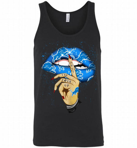 NFL Detroit Lions Lip Shut The Fuck Up Tank - zezetee