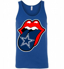 Dallas Cowboys  x The Rolling Stones Logo Tank - zezetee