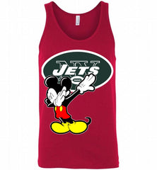 Disney Mickey Mouse Dabbing New York Jets Tank - zezetee