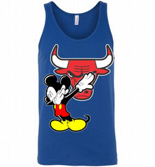 Disney Mickey Mouse Dabbing Chicago Bulls Tank - zezetee