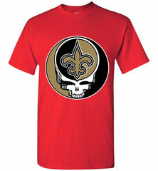 New Orleans Saints Grateful Dead Logo Band Shirt - zezetee