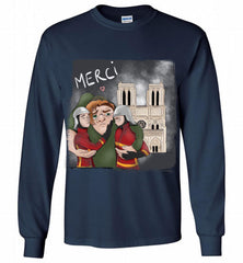 The Hunchback of Notre Dame Firefighter Paris Gildan Long Shirt - zezetee