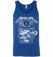 Metallica Skull Snake Oakland Raiders Tank - zezetee