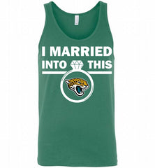 I MARRIED INTO THIS NFL Jacksonville Jaguars Fans Gift Tank - zezetee