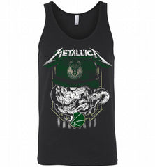 Metallica Skull Snake Milwaukee Bucks Tank - zezetee