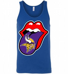 Minnesota Vikings  x The Rolling Stones Logo Tank - zezetee
