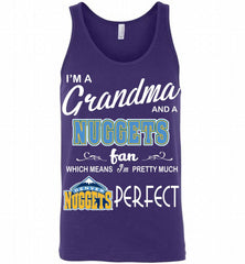 I'M A Grandma And A Denver Nuggets Fans Perfect Tank - zezetee