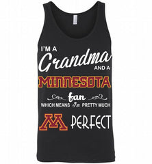 I'M A Grandma And A Minnesota Golden Gophers Fan Tank - zezetee
