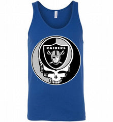 Oakland Raiders  Grateful Dead Logo Band Tank - zezetee