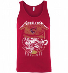 Metallica Skull Snake Florida Panthers Tank - zezetee