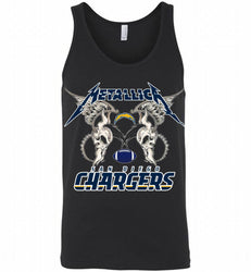 Metallica Los Angeles Chargers Logo Tank