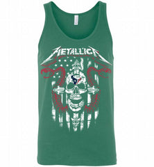 Metallica Snake Skull Houston Texans Logo Tank - zezetee