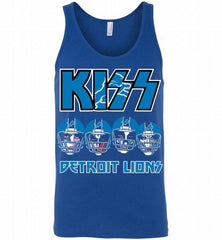 Kiss Detroit Lions Logo Tank - zezetee