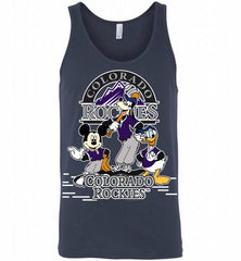 Mickey Goofy Donald Colorado Rockies Teams Tank - zezetee