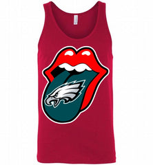 Philadelphia Eagles  x The Rolling Stones Logo Tank - zezetee