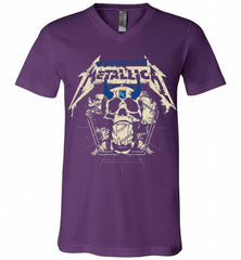 Metallica We Don't Give A Shit Kansas City Royals V-Neck Shirt - zezetee