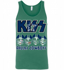 Kiss Dallas Cowboy Logo Tank - zezetee