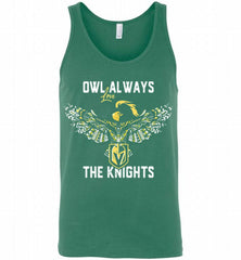 OWL ALWAYS LOVE THE VEGAS GOLDEN THE KNIGHTS Tank - zezetee