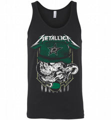 Metallica Skull Snake Dallas Stars Tank - zezetee