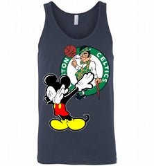 Disney Mickey Mouse Dabbing Boston Celtics Tank - zezetee