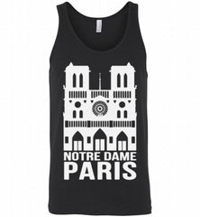 NOTRE-DAME PARIS FRANCE TSHIRT Tank - zezetee