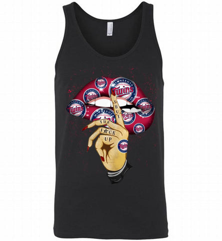 MLB Minnesota Twins Lip Shut The Fuck Up Tank - zezetee