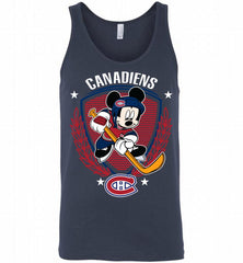 NHL Hockey Mickey Mouse Montreal  Canadiens Disney Tank - zezetee