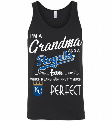 I'M A Grandma And A Kansas City Royals Fans Gift Tank - zezetee