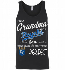 I'M A Grandma And A Kansas City Royals Fans Gift Tank - zezetee